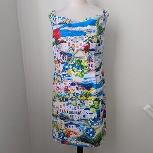 Boston Proper Knee Length Sleeveless Dress, 16